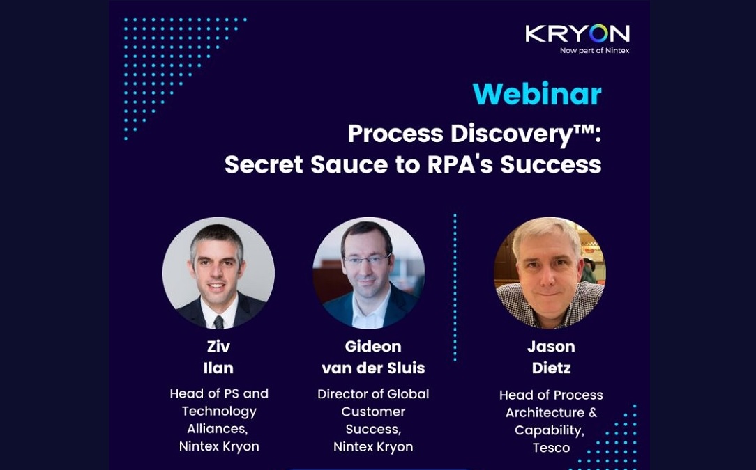 The Webinar “Process Discovery: Secret Sauce to RPA's Success” Takes Place May 12