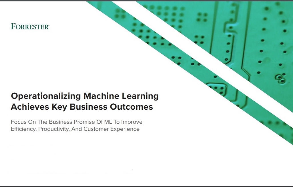 New Forrester Report on Operationalizing Machine Learning